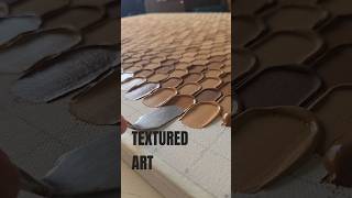 🤎 Satisfying Textured Art 🎨 DIY  shorts texturedart [upl. by Reidar]