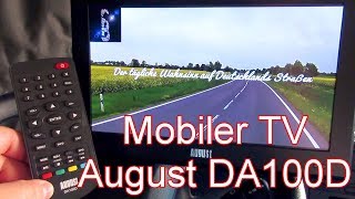 Unboxing und Test vom MobilTV  August DA100D  20 Rabattcode [upl. by Shem]