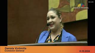 Daniela Vintimilla  Sesión 967  Comisión General [upl. by Anneliese347]