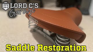 How to restore a Lambretta LC saddle from rusty scrap to concours [upl. by Hairahcez]