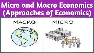 Micro and Macro economics Approaches of economic study [upl. by Shem]