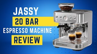 JASSY Espresso Machine 20 Bar Review Pros amp Cons Explained [upl. by Eem]