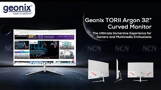 Geonix TORII Argon 32” Curved Monitor [upl. by Niven]