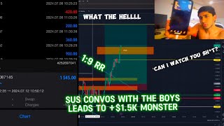 SUS CONVOS with the boys leads to 15K MONSTER TRADE in 20 minutes [upl. by Ddot]