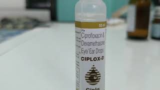 Medicine review in English Ciplox D eye ear drops uses side effects complications [upl. by Ludmilla117]