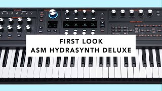 ASM Hydrasynth Deluxe Wave Morphing Synth  First Look Tutorial Demo amp Jam [upl. by Costa]