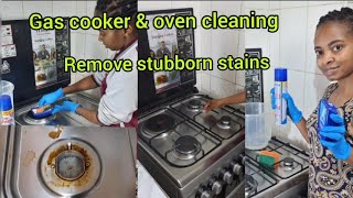 Extreme gas cooker amp oven cleaning with stain removing productseasy tipsHow this hack worked💯 [upl. by Oicnaneb734]