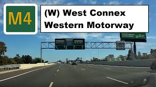 【Sydney Drive】 M route 4West2 Western MotorwayWest Connex Ashfield  Emu plains [upl. by Ilsel880]