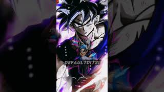 Composite Goku Blue Vs Goku Zekku infinity goku anime dragonballsuper dragonball [upl. by Horner154]