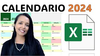 CREA UN CALENDARIO DE ACTIVIDADES 2024 SUPER FACIL Y RÁPIDO EN EXCEL Y SIN FORMULAS [upl. by Sherrer346]