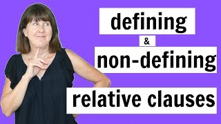 Defining and NonDefining Relative Clauses  English Grammar Lesson [upl. by Kcirddahc738]