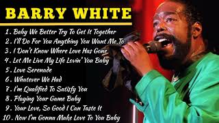 Barry White Greatest Hits Full Album  The Best Songs of Barry White 2022  Barry Whites Playlist [upl. by Eves]