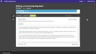 eWriting Demo  Edgenuity [upl. by Eseeryt]