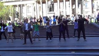 GANGNAM STYLE FLASH MOB 2ND  STATE LIBRARY AUSTRALIA MELBOURNE 220912 [upl. by Bertelli]