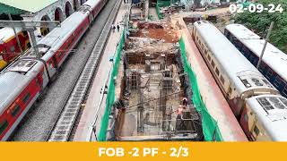 Bangalore cantonment railway station construction work [upl. by Yearwood]