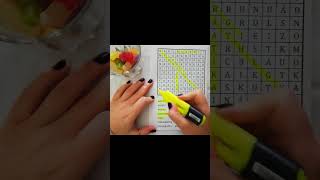 találd meg előttem a szavakat🔎📃 asmr wordsearch [upl. by Garett]