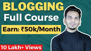 FREE Blogging Course 2024  How to Start a WordPress Blog and Earn Money in 2024 [upl. by Yuille]