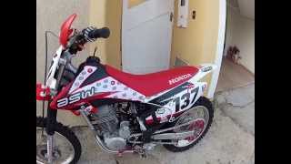 CRF 230 PREPARADA COM KIT 240 [upl. by Ahsined170]