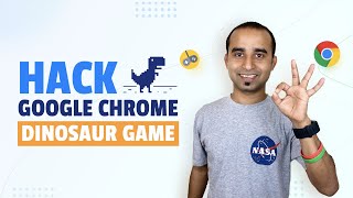 Hack Google Chrome Dino Game For Unlimited Score [upl. by Amikat951]