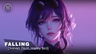 8D AUDIO  Diviners  Falling Feat Harley Bird 8D SONG  8D MUSIC 🎧 [upl. by Airamat981]