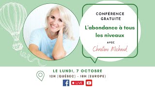 Conférence Gratuite  Labondance à tous les niveaux [upl. by Acker]