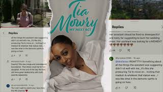 Tia Mowry Assistant Told Her To Burn Her Wedding Dress [upl. by Ailin]