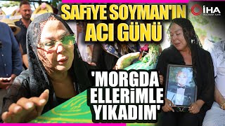 Safiye Soyman Oğlunu Gözyaşları İçerisinde Son Yolculuğuna Uğurladı [upl. by Kopple421]