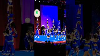 One Team One Dream💙 cheer cheerleading stunts [upl. by Marshall447]