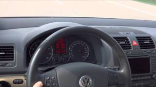 VW Golf 5 16 FSI 0100 0200 vmax eMFA Test [upl. by Nnylirej710]