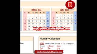 10 websites to Download free Calendar Template [upl. by Estella]