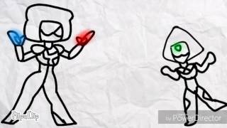 Garnet and Peridot Fusion Animation 1 [upl. by Eniarral]