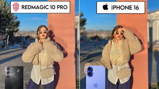 RedMagic 10 Pro Vs iPhone 16 Camera Test amp Comparison [upl. by Lasorella347]