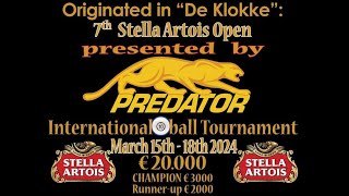 Table 1  7th Stella Artois Open  Presented by Predator  Day 2 prt 2 [upl. by Robins442]