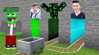 NIE WYBIERZ ZŁEGO WAGONIKA w Minecraft WOJAN HACKER PALION [upl. by Grose]