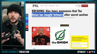 INFOWARS SHUTTING DOWN The Onion Bought Alex Jones Network Jones Launches New Network To Continue [upl. by Albers]