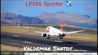 Madeira Airport Live Action LPMA Spotter ✈️ 01112024 [upl. by Icnan]