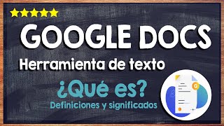 🙏 ¿Qué es Google Docs  Descubre la mejor herramienta de textos online 🙏 [upl. by Ahkos95]