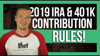 📢 2019 IRA and 401k contribution rules  The Dough 💲how [upl. by Relyuc]