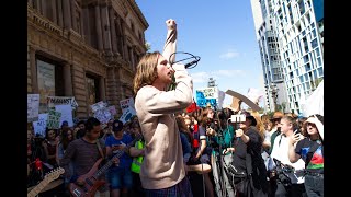 Flower Tea Franco Cozzo Live at the School Strike 4 Climate in Melbourne [upl. by Ataeb]