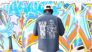 UNIQLO X KAWS X ANDY WARHOL COACH JACKET  NICE BIT OF KIT THAT [upl. by Alfonzo]