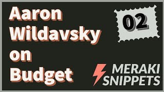 Aaron Wildavsky on Budget  Meraki Snippet 02  Financial Administration  NET Public Administration [upl. by Asseneg]