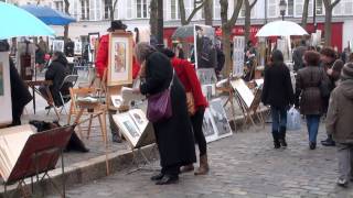 Montmartre and Pigalle Paris France [upl. by Llewxam]