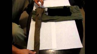 Bug Out Bag  Packing Clothes US Marine Style [upl. by Anile]