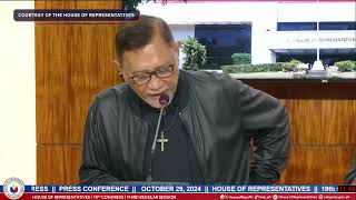 House quad comm leaders react to Senate drug war probe attended by Duterte [upl. by Auston159]