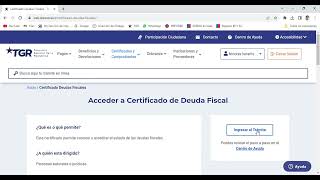 Certificado de deudas fiscales Chile [upl. by Abbotson]