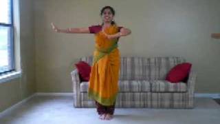 Sarikal Adavu in Bharatanatyam part 1 [upl. by Drucill]