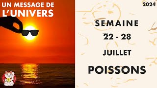 POISSONS SEMAINE DU 22 AU 28 JUILLET 2024 JOUR PAR JOUR [upl. by Nahtannhoj]