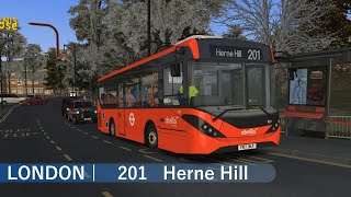 OMSI 2  London 201 Herne Hill  E200 MMC Rare [upl. by Gnuy]