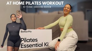 BetterMe pilates equipment unboxing review  at home pilates workout for beginners [upl. by Thurnau]