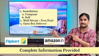 Xiaomi Redmi Mi Smart TV  Company Installation  Open Box Delivery Complete Information [upl. by Giamo]